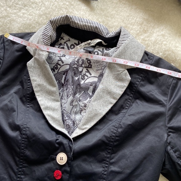 Desigual black colorful buttons blazer - Picture 10 of 11